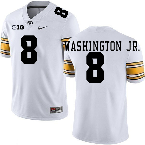 Terrell Washington Jr. Iowa Jersey,University Of Iowa Hawkeyes Fotoball Uniforms,Jersey,Gears-White
